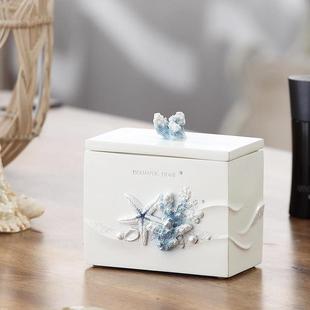 牙签盒棉签牙线收纳盒牙线盒家用桌面轻奢高级创意双格牙签棉签盒