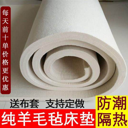 出口澳洲100%纯羊毛毛毡床垫 加厚单双人学生宿舍床褥子保暖床品,床上用品,床垫/床褥/床护垫/榻榻米床垫,淘宝优惠券,粉丝福利购,淘宝优惠卷