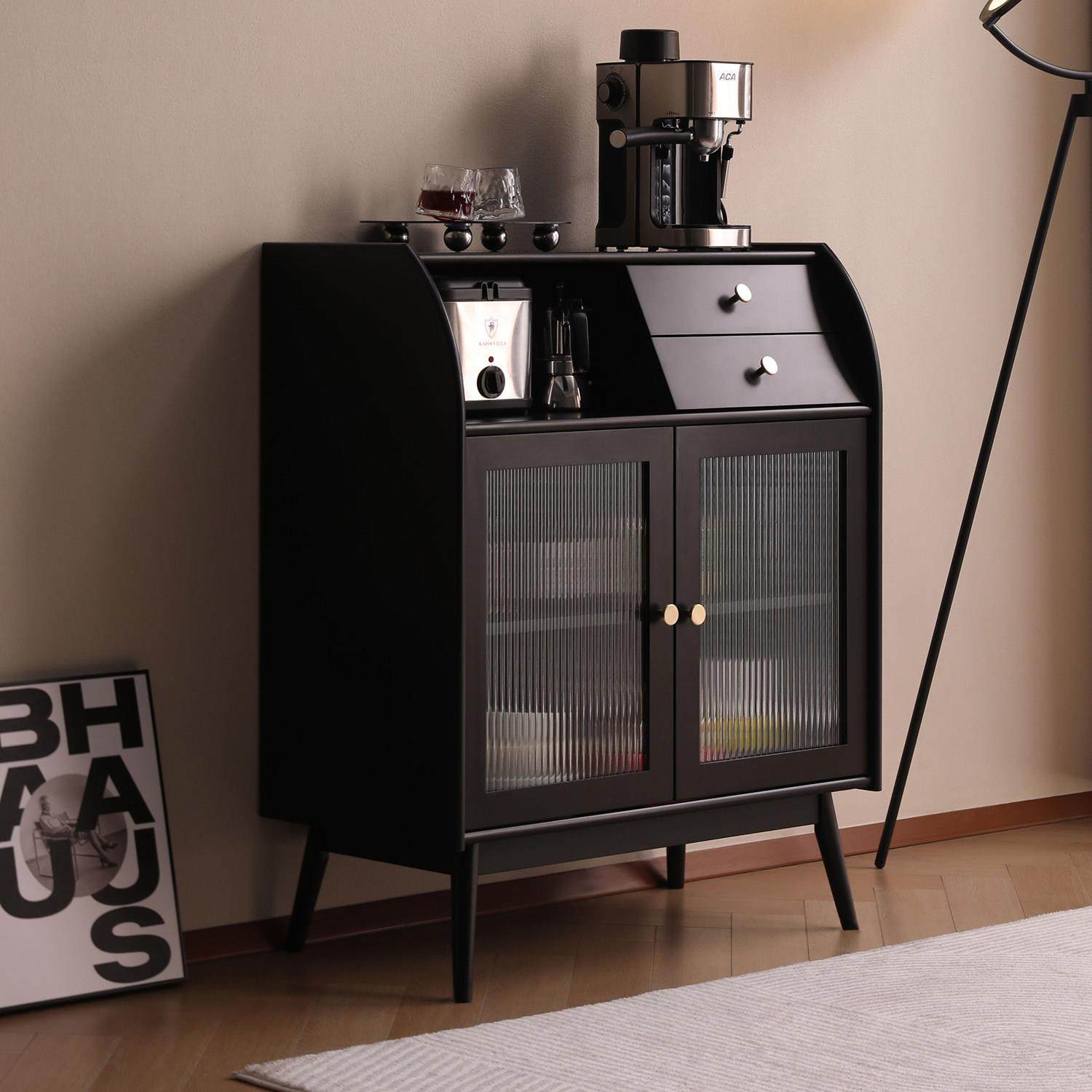 艾迪嘉 贝塔餐柜 全实木茶水柜家用客厅收纳柜饭厅碗盘柜靠墙收纳,住宅家具,餐边柜,淘宝优惠券,粉丝福利购,淘宝优惠卷