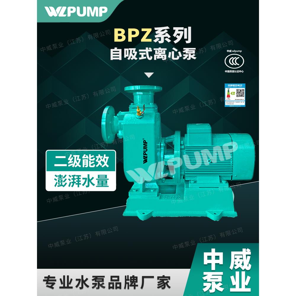 BPZ中威泵业WLPUMP自吸泵井用河水灌溉管道增压深