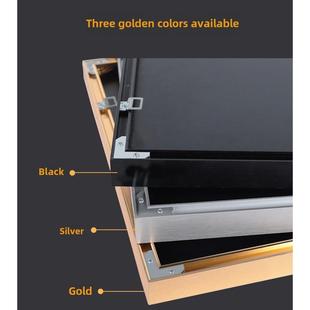 2024十字绣钻石画框裱框带玻璃定制铝合金属外框自己装相框长方形