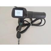 24v 液晶仪表电动车折叠车转把加速器 60v三档调速钥匙款 36v 48v
