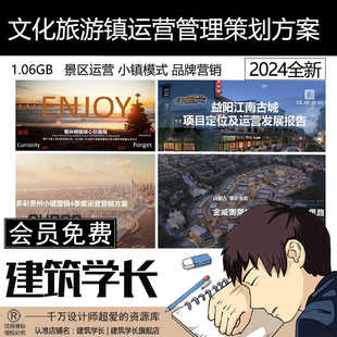 文化旅游景区运营管理策划小镇商业街业态模式品牌营销方案文本