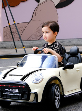 儿童电动车可坐人四轮汽车男女孩带遥控玩具车宝宝双人座充电童车