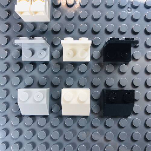 适用乐高lego人仔墙托架站立件直角支架积木相框小人底座99207DIY