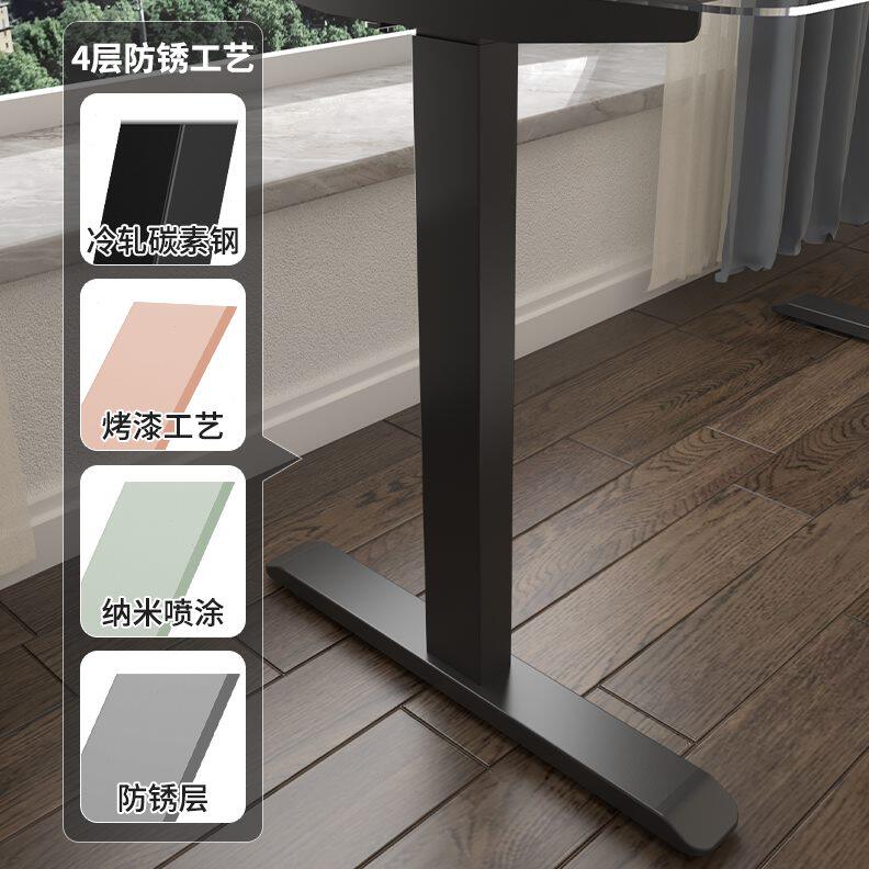 爱美卓手摇升降桌站立式办公桌移动书桌卧室学习电脑桌架子eh2