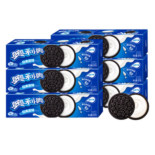 奥利奥 97g*6盒夹心饼干 原味【农场砍价】