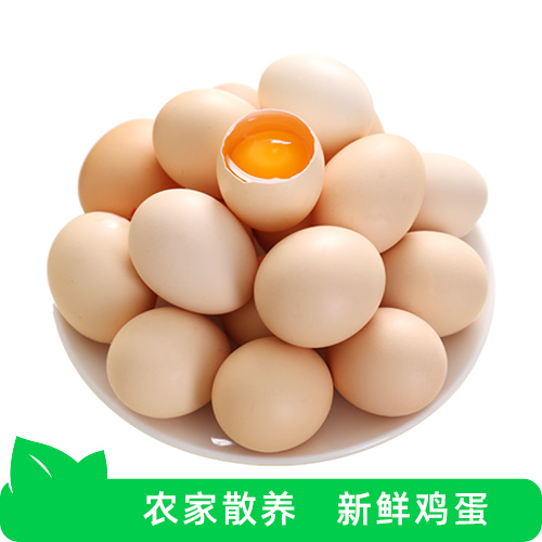【芭芭农场】农家散养鲜鸡蛋12枚 50g+