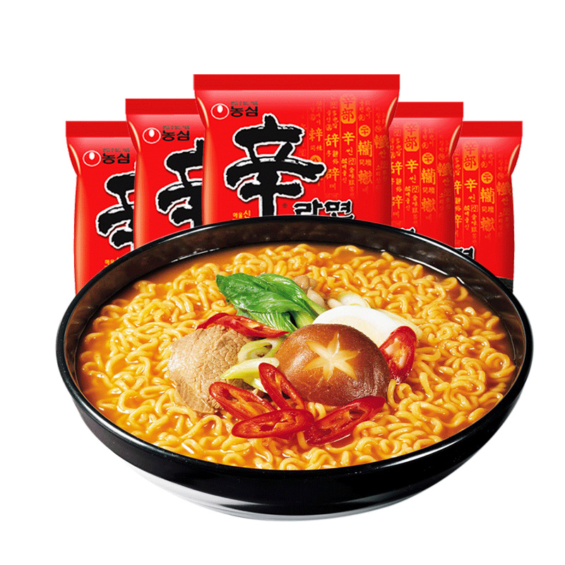 辛拉面韩式辣白菜拌面方便面速食炸酱面农心拉面袋装韩国泡面