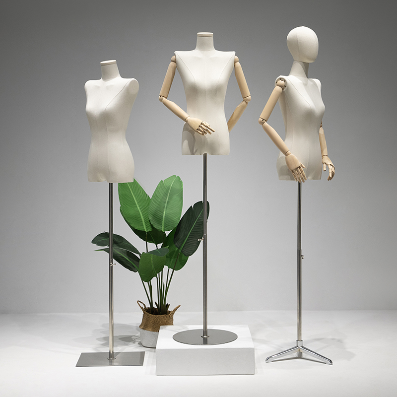服装店韩版平肩模特展示架半身女装店人台假人偶橱窗婚纱道具全身
