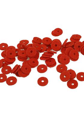 小呢圈钢琴调律工具红色米色90个装钢琴键垫圈呢圈垫钢琴配件定制