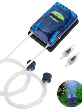 鱼缸小型增氧泵日胜RS-518A/628A氧气泵水族箱透明打氧泵定制