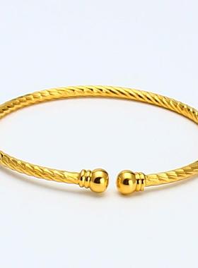 欧美外贸新款18K镀金手镯