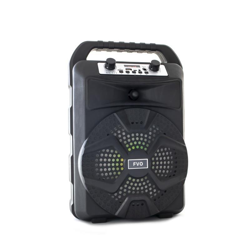 蓝牙音箱 2025新款户外麦克风低音炮广场舞无线地摊收款插卡音响