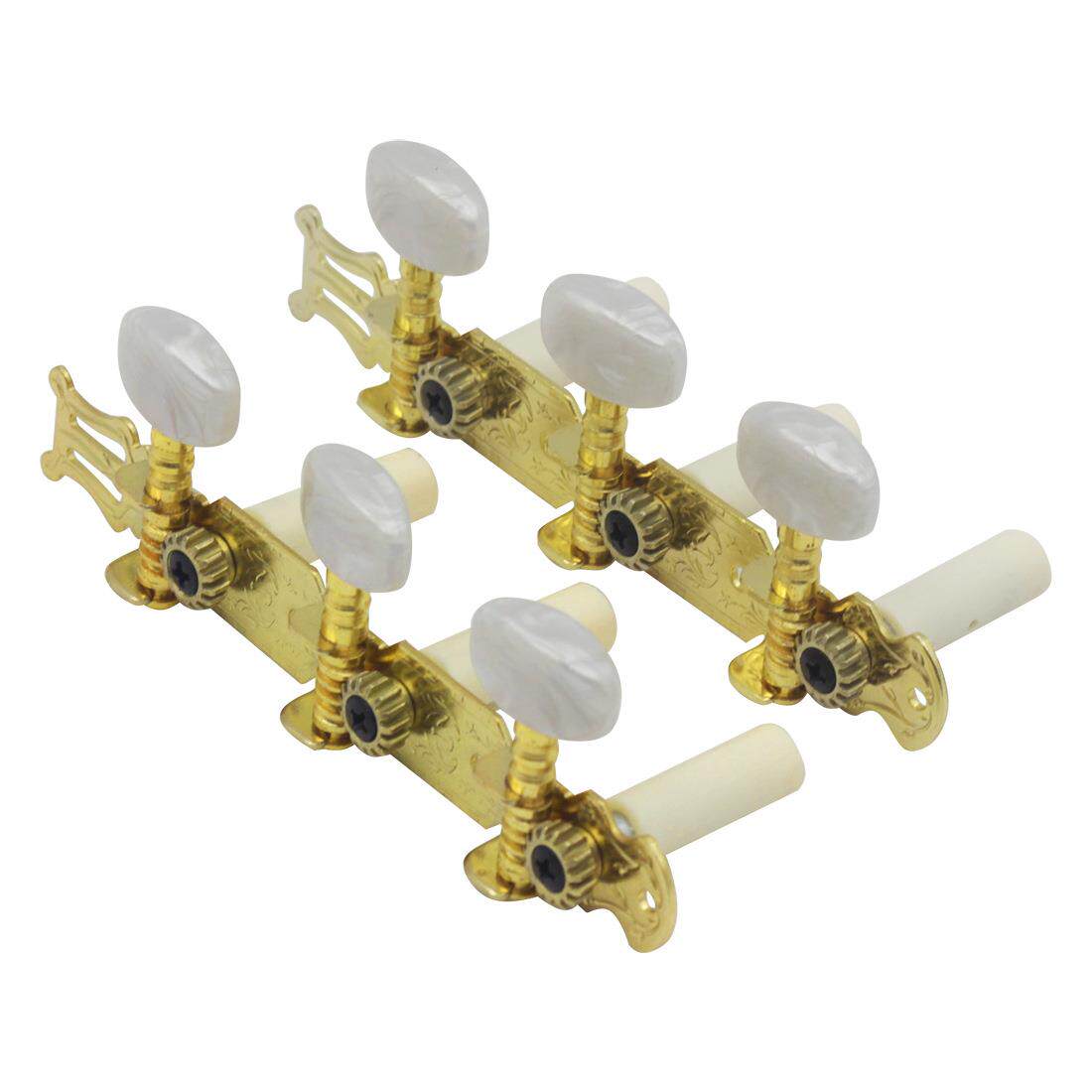 吉他配件金色金属民谣吉他旋钮 齿轮卡扣开放式弦钮耐用调音弦轴