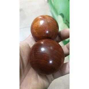 供应草花梨木健手球缅甸草花梨木健手5CM直径左右手玩球木珠定制