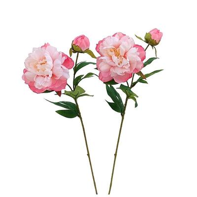 高品质仿真花凤皇牡丹客厅摆设花装饰花中式花艺摆件摄影道具假花