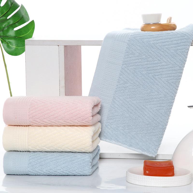 高阳高档色提花条纹广告专属logo刺绣毛巾礼盒定制