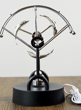 USB版扇形海豚永动仪插电摇摆器桌面装饰动态摆件c art定制