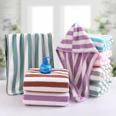 新款阳离子毛巾浴巾套装 家用洗脸毛巾 加厚吸水珊瑚绒毛巾