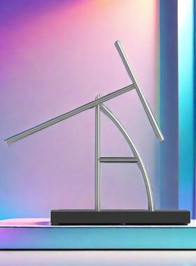 牛顿摆钢铁侠混沌摆永动机摆件高档创意商务礼品家居反重力模型定