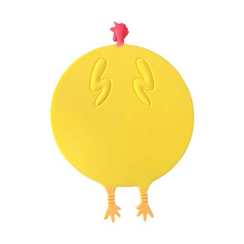 惨叫鸡杯垫隔热垫硅胶防烫餐桌垫卡通餐垫家用杯垫碗盘垫子定制