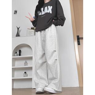 工装裤女2025年夏季薄款高腰显小个子春秋阔腿登山速干运动裤子定