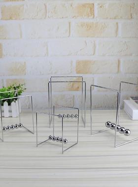 YG003金属支架牛顿摆球撞球碰碰球 家居礼品装饰个性摆件工艺定制