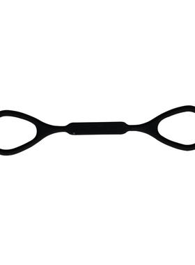 小号配件黑色托拉绳硅胶材质小号管喇叭变音管弹性拖绳乐器配件定