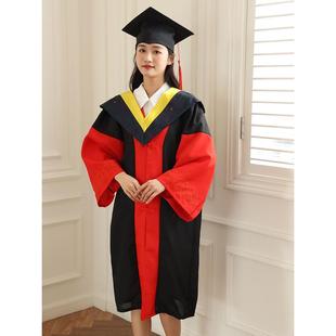 博士服导师服礼服成人学士服表演服大学生毕业照学位服演出装定制