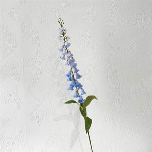 仿真长枝风铃花婚庆挑真花酒店客厅装饰摆件铃兰假花外贸