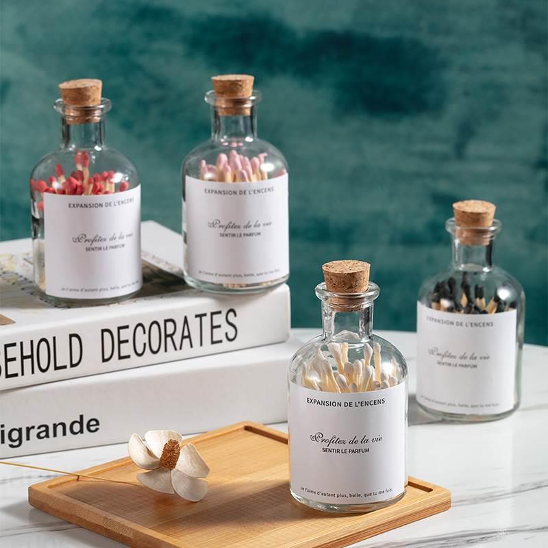 北欧风彩色加长杆点香火