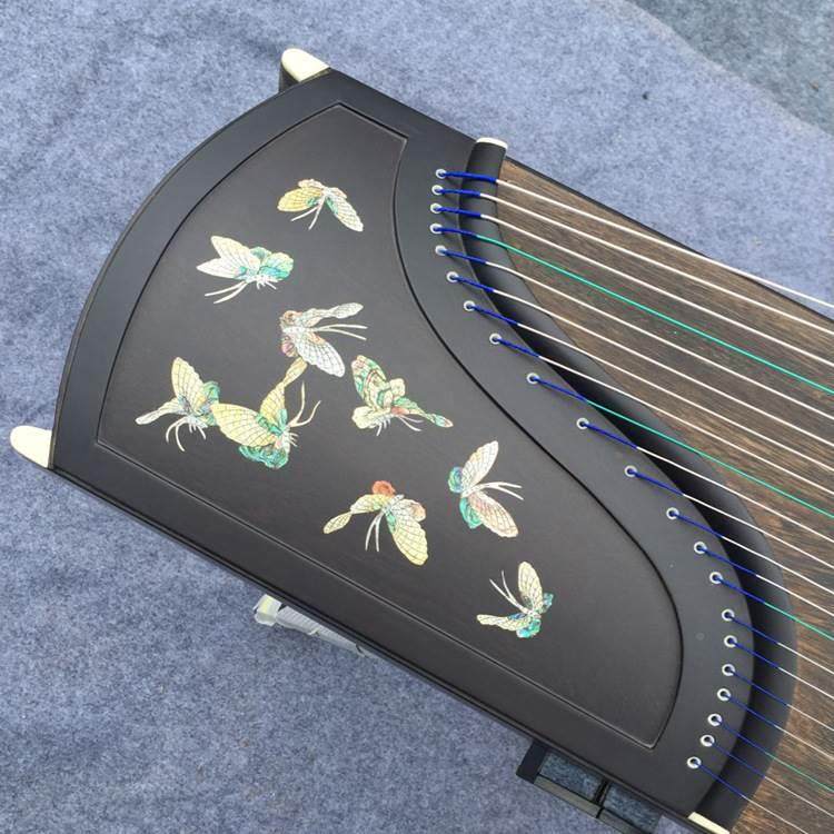 扬州古筝 厂家 黑檀实木云母专业古演奏考级高档古筝