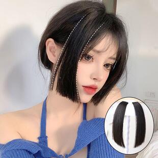 假发刘海女二次元公主切刘海片新款日系古装假刘海贴片假发定制