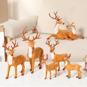 Бар выпечка рождественская елка декоративные министры Симпатичная Sika Deer Shopping Mall Моделирование окна
