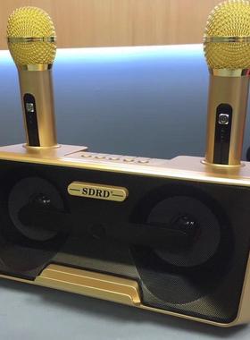 SD301无线话筒家用ktv户外便携式麦克风手机蓝牙音响卡拉OK机音箱