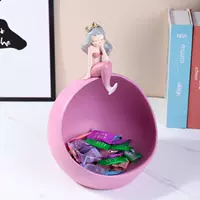 Русалочная коробка для хранения вишневой порошок