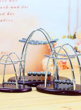 大中小号方形牛顿摆 撞球弹力碰碰球物理家居摆件创意礼品定制