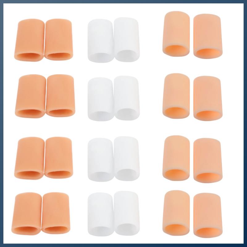 供应鸡眼套开口拇趾分趾保护套SEBS硅胶重叠双通小指防磨套定制