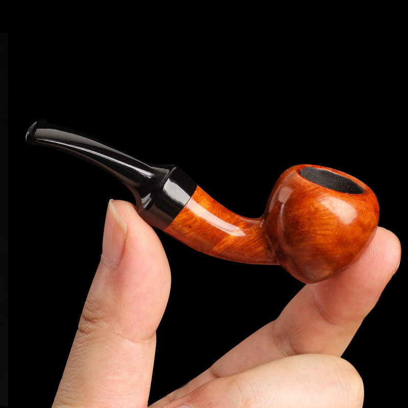 迷你石楠木小烟斗橡果斗小号把玩掌心斗手工烟丝斗男士便携过滤斗