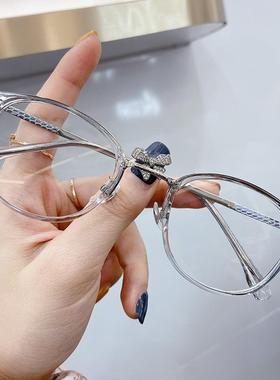 M2125日系小清新韩版潮流复古风男女学生时尚个性款无度数平光镜
