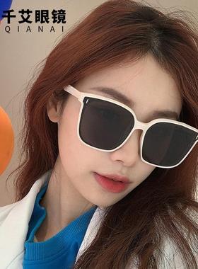 佳琦墨镜女2025新款街拍大方框太阳镜男潮开车眼镜frid定制