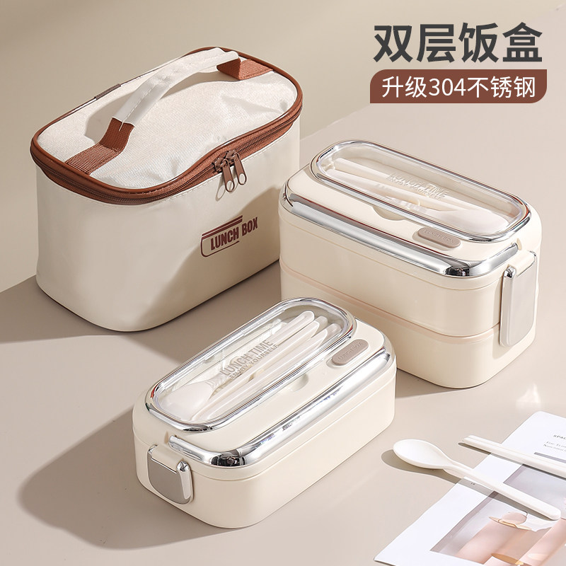 【微波炉加热】食品级不锈钢饭盒图片