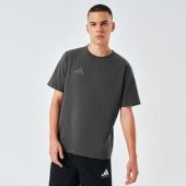 新款 夏季 运动休闲透气圆领纯棉T恤上衣 男女装 adidas阿迪达斯短袖