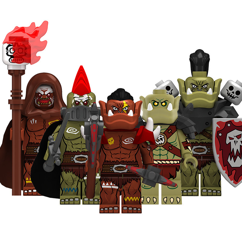 魔戒指环王兽人狂战士法师魔兽世界拼装积木人仔适配乐高儿童玩具,玩具/童车/益智/积木/模型,普通塑料积木,淘宝优惠券,粉丝福利购,淘宝优惠卷