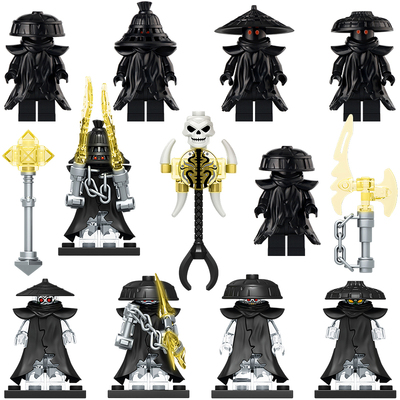 幻影忍者适配乐高封禁五人组扎克斯诺克特忍者拼装人仔积木玩具