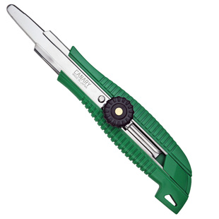 日本长谷川刃物双刃美工刀可伸缩可换刀片锯齿刀刃不粘胶带 DC-25