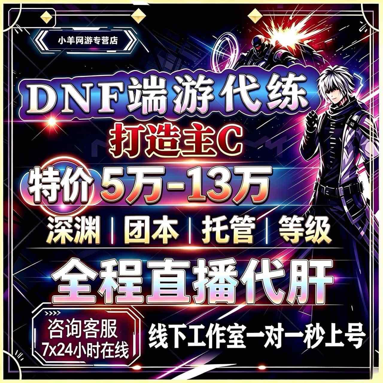 dnf代练地下城与勇士端游代练团本升级托管养号回归名望打造主C