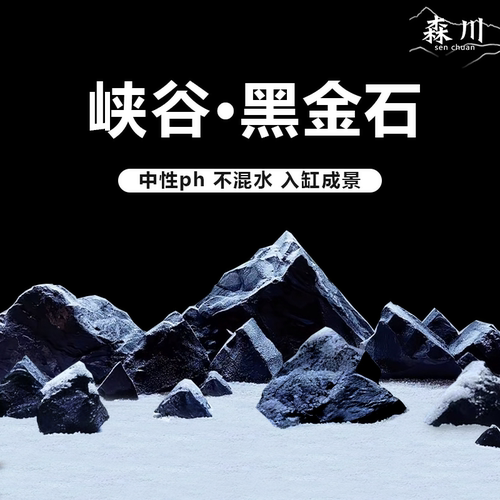 其他黑金石造景石鱼缸造景石