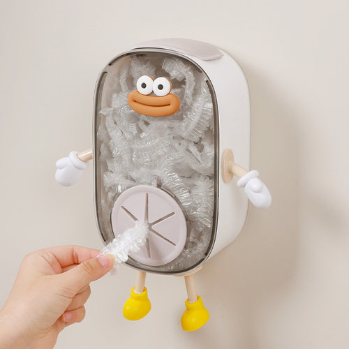 保鲜膜套收纳盒，抽取更快捷方便